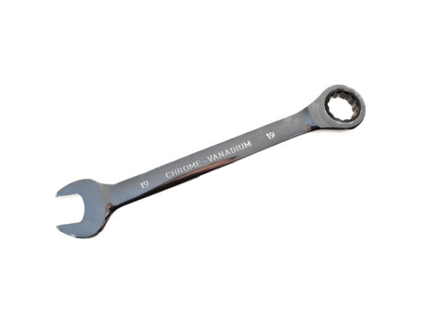 Set di chiavi combinate a cricchetto 6 pezzi + adattatori in acciaio Chrome...