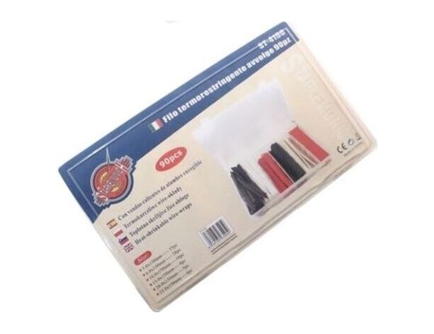 Set di 90 guaine termo restringenti guaina cavo per giunzioni di cavi...