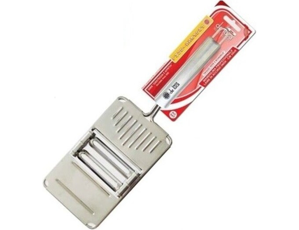 Affettatrice per ortaggi patate verdure 30cm doppia lama in acciaio inox 430
