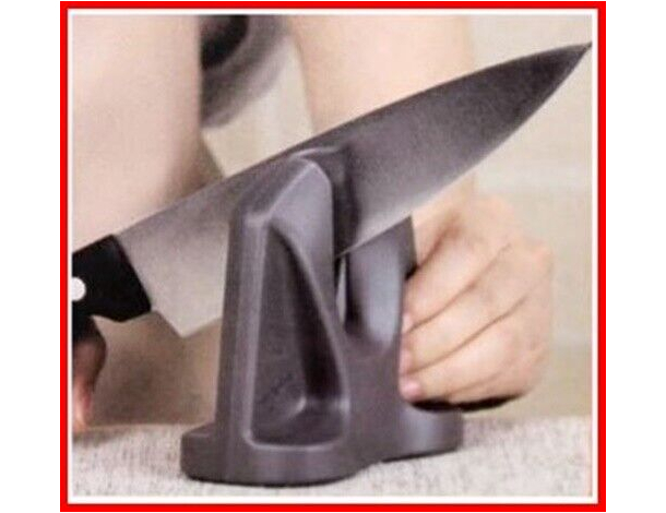 Affila coltelli manuale professionale affilacoltelli cucina lame carbide V...