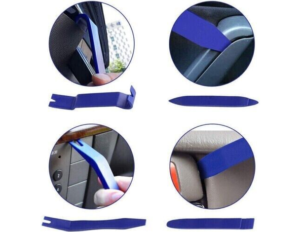 Kit 5 Leve Smontaggio Interni Auto Professionali Antigraffio Portiere Casse...