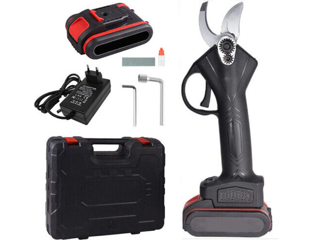 Forbici Potatura Cesoie a Batteria 24V Cordless Taglio 30mm Pota Rami Valigetta