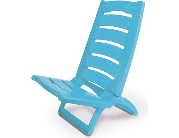 Spiaggina Sdraio in Plastica per Spiaggia Mare Sole Vari Colori Pieghevole...