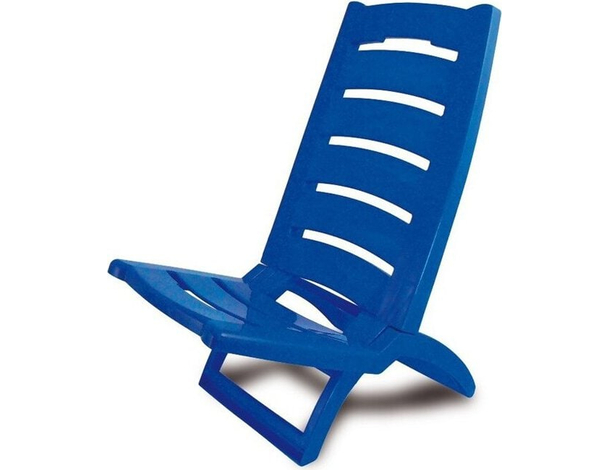 Spiaggina Sdraio in Plastica per Spiaggia Mare Sole Vari Colori Pieghevole...