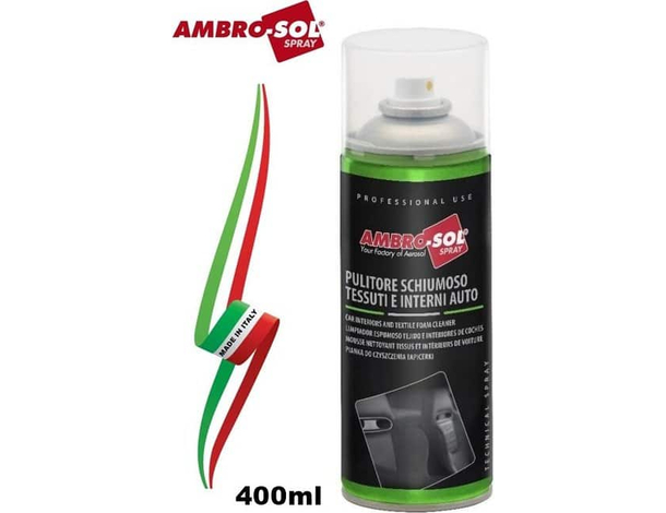 Detergente pulitore schiumoso spray per tessuti ed interni automobile da...