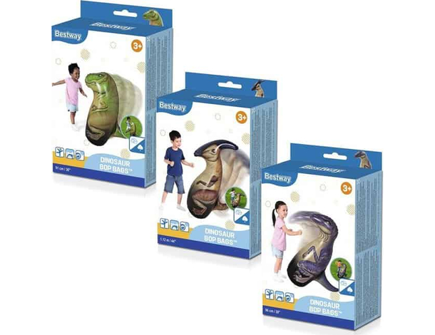 Dinosauro Gonfiabile Gioco per Bambini Punching Bag Boxing Esterno Interno 12