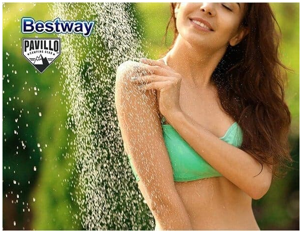 Doccia a Riscaldamento Solare Portatile con Sacca 20 LT per Campeggio...