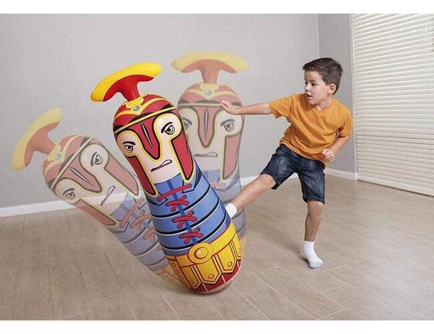 Gladiatore gonfiabile gioco per bambini Punch bag boxing esterno interno 6
