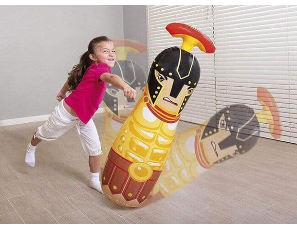 Gladiatore gonfiabile gioco per bambini Punch bag boxing esterno interno 7