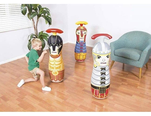 Gladiatore gonfiabile gioco per bambini Punch bag boxing esterno interno 9