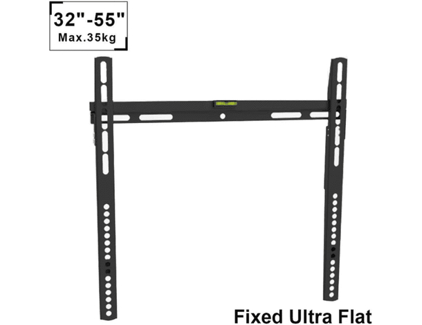 Supporto TV Superior staffa a muro ultra flat LCD LED PLASMA 32" - 55" 2
