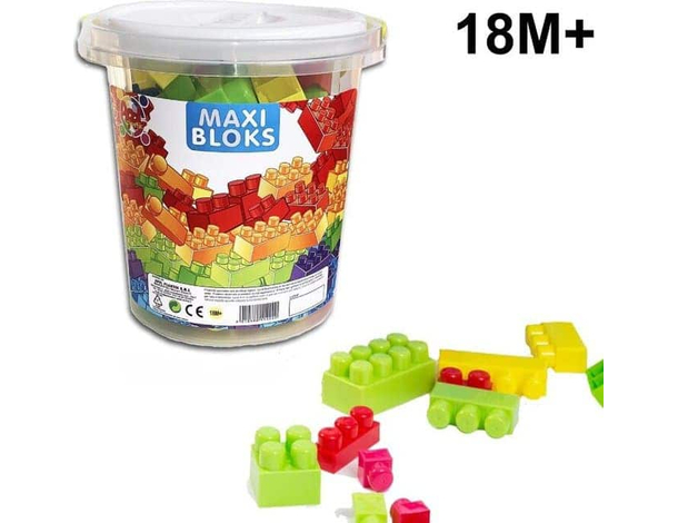 Gioco Blocchi Colorati per Bambini Maxi Costruzioni Giocattolo Prima Infanzia