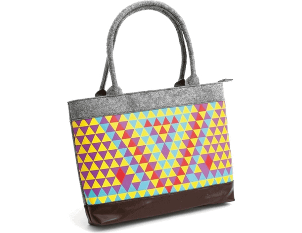 Porta notebook 15,6" da donna Collection Rainbow Feltro con fondo rinforzato