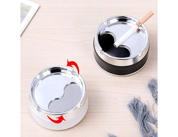 2x Posacenere Rotondo Tondo Portacenere Bar Pub Ristorante Balcone da Esterno...