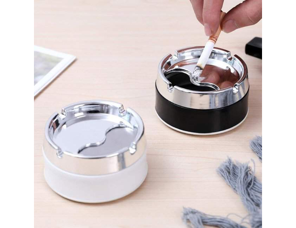 2x Posacenere Rotondo Tondo Portacenere Bar Pub Ristorante Balcone da Esterno...