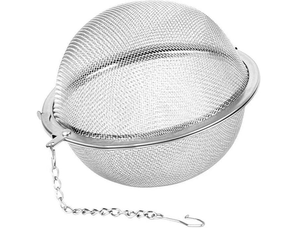 Set 2 pezzi filtro infusore in acciaio 4 cm per tisane the aromi con...