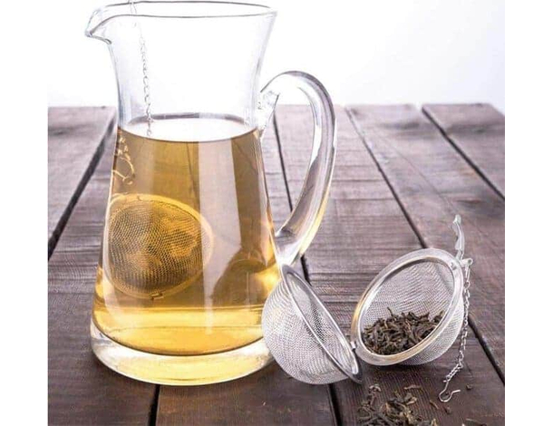 Set 2 pezzi filtro infusore in acciaio 4 cm per tisane the aromi con...