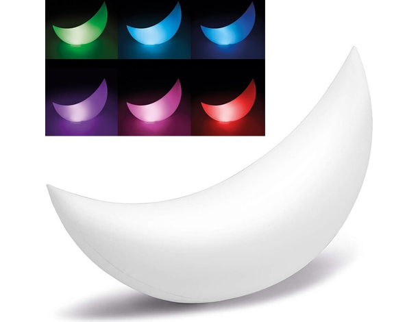Mezza Luna Luminosa 135x43x89 cm RGB Luce Lampada Colorata Esterno Giardino