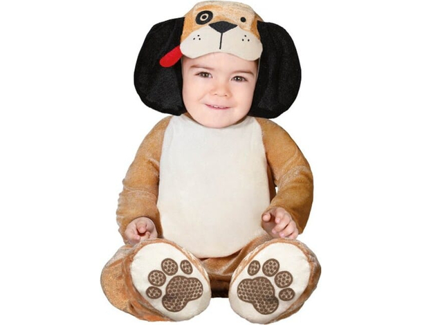 Costume Carnevale cucciolo cagnolino travestimento bambino 12-24 mesi...