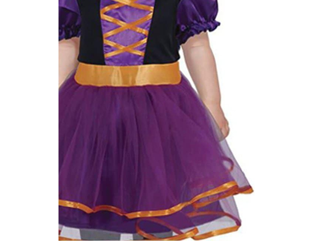 Costume Carnevale streghetta travestimento strega bambina 12-24 mesi...