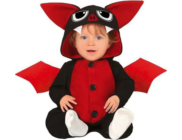 Costume Carnevale pipistrello travestimento neonato 12-24 mesi halloween...