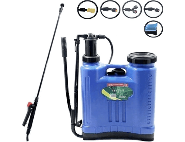 Spruzzatore a pompa spruzzino irroratore nebulizzatore a zaino 16 lt giardino