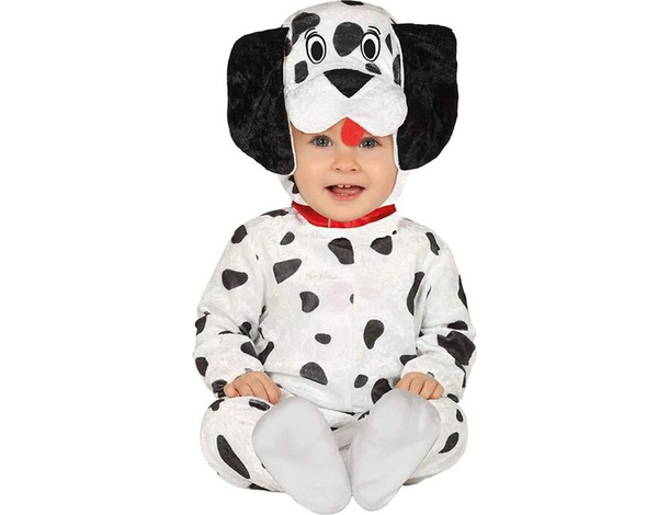 Costume Carnevale cagnolino dalmata travestimento bambino 12-24 mesi...