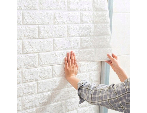 3x Pannello decorativo rivestimento per parete interno per muro decoro 70x77...