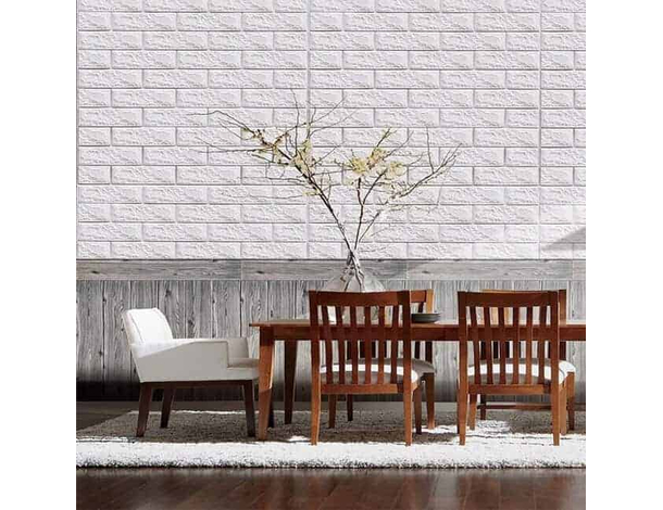 3x Pannello decorativo rivestimento per parete interno per muro decoro 70x77...