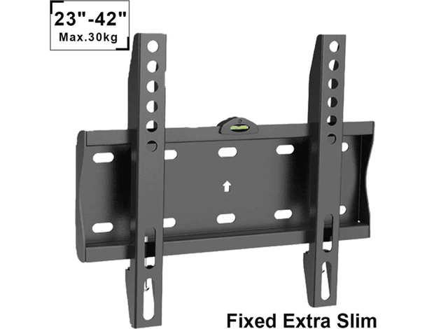 Supporto TV Superior staffa a muro extra slim LCD LED PLASMA 23"- 42" 2