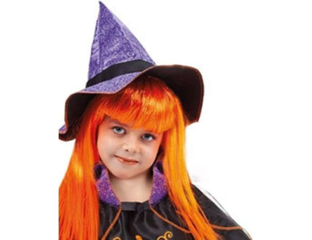 Costume Carnevale strega Abracadabra travestimento bambina 3-9 anni halloween...