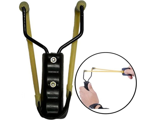 Fionda Di Precisione Da Caccia Sport E Gioco Da Tiro Con Elastico In Silicone