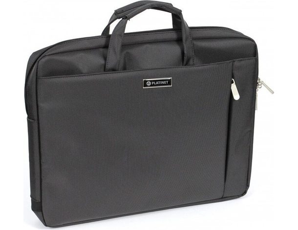 Tracolla porta notebook 15.6'' leggero con zip ai lati e cinghia Platinet...