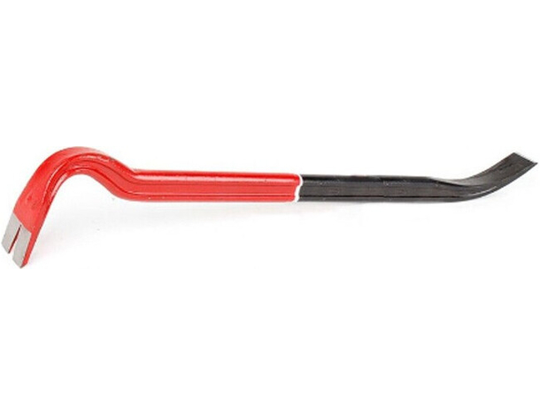 Leverino in acciaio piede di porco 46cm leva tira chiodi carpentiere verniciato