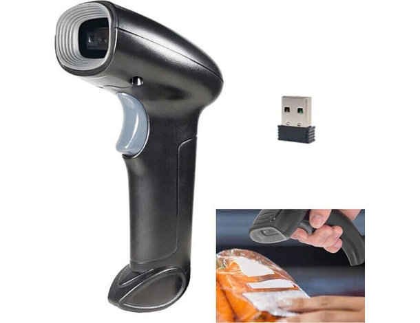 2D Scanner Lettore di Codici a Barre wireless USB Pistola Barcode per QR Code