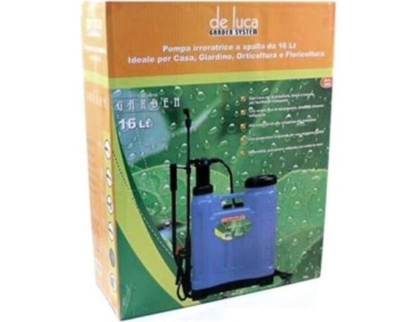 Spruzzatore a pompa spruzzino irroratore nebulizzatore a zaino 16 lt giardino...