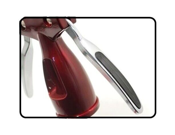 Cavatappi stura stappa bottiglie a leva in acciaio cromato e materiale...