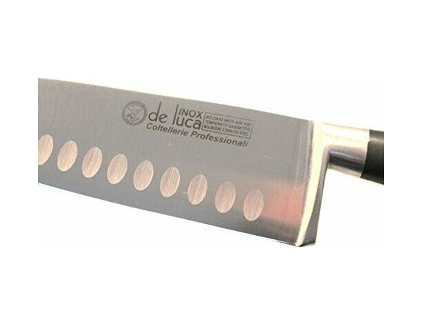 Ceppo in legno porta coltelli e forbice 12 pezzi in acciaio 'Linea Forgiato'...