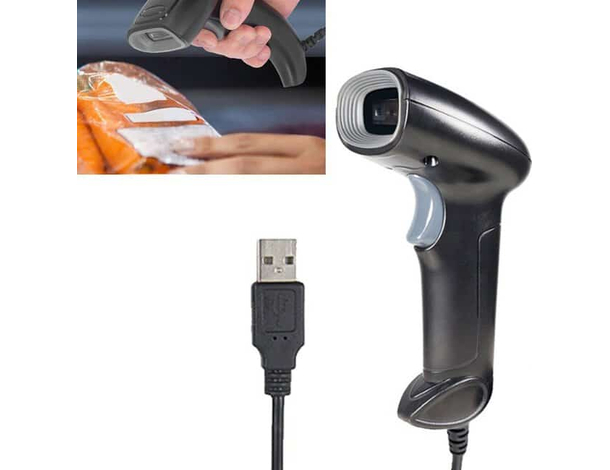 2D Scanner Lettore di Codici a Barre USB Pistola Barcode per QR Code 1D 2D
