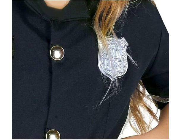 Costume Carnevale poliziotta vestito travestimento bambina 3-12 anni...