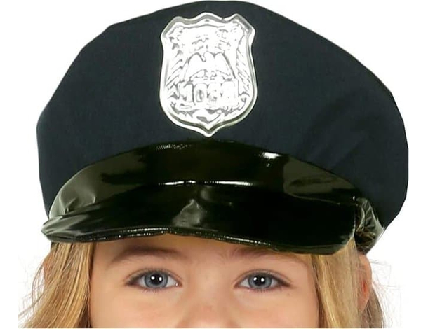 Costume Carnevale poliziotta vestito travestimento bambina 3-12 anni...