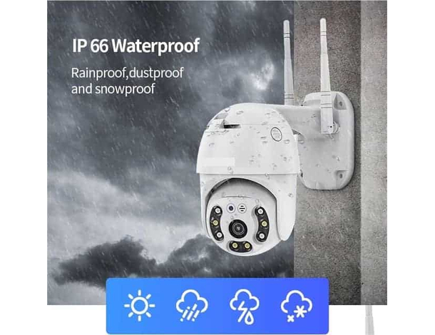 Telecamera IP CAM PTZ WIFI Camera Dome Wireless Esterno Videocamera HD...