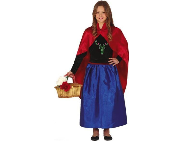 Costume Carnevale Frozen vestito Anna travestimento per bambina 3-12 anni...