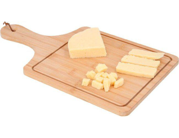 Tagliere Quadrato in Legno con Manico Taglieri Cucina Salumi Carne Formaggio...