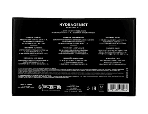 Lierac Cofanetto Hydragenist Crema Giorno + Siero e Contorno Occhi in Omaggio...