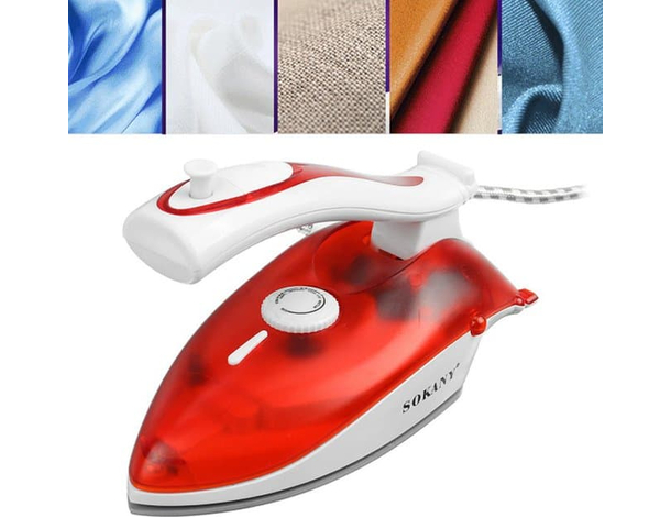 Mini Ferro da Stiro a Vapore Portatile da Viaggio 1000W Regolabile Elettrico...