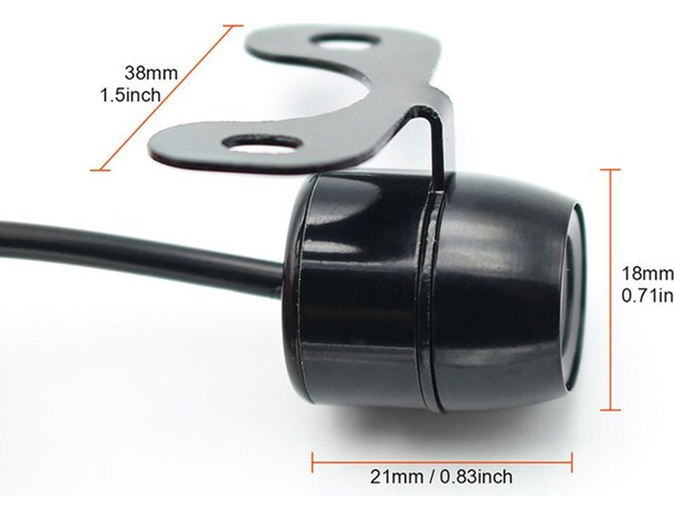 Retrocamera Telecamera 170° Retromarcia Auto Parcheggio Camera Staffa...