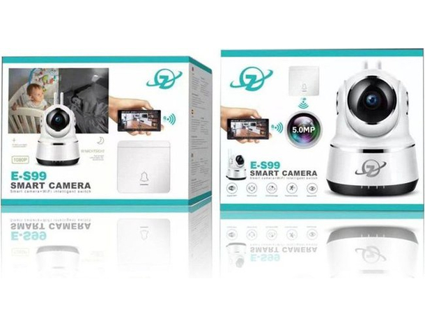 Telecamera 1080P HD Wireless Interna SD Camera Motorizzata IR Infrarossi...