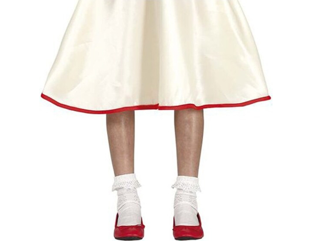 Costume Carnevale Annabelle The Conjuring vestito horror ragazza 5-16 anni...