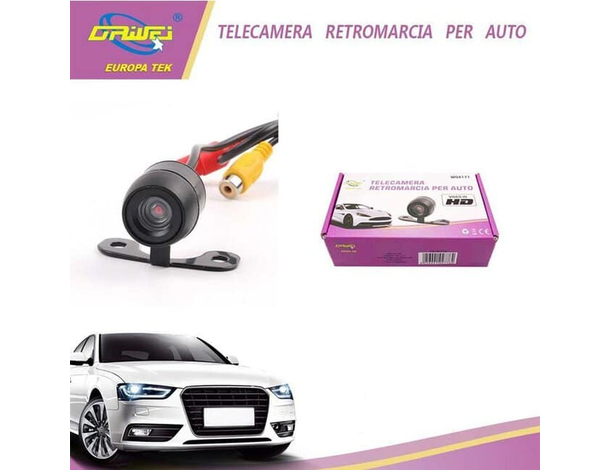Retrocamera Telecamera 170° Retromarcia Auto Parcheggio Camera Staffa...